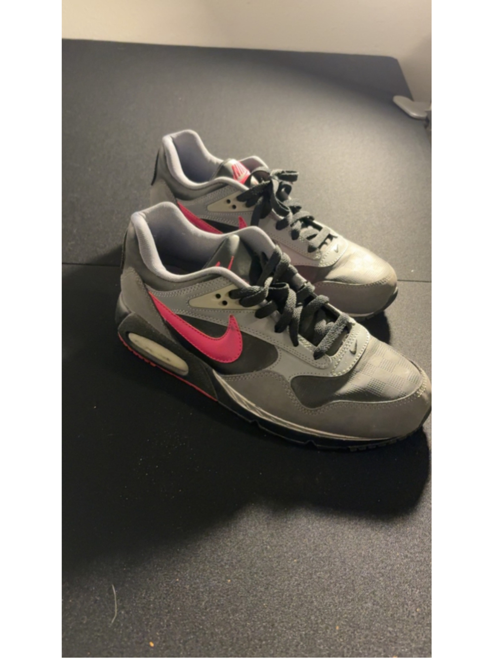 Nike Air Max Correlate Grey and Pink Sneakers Size 9.5